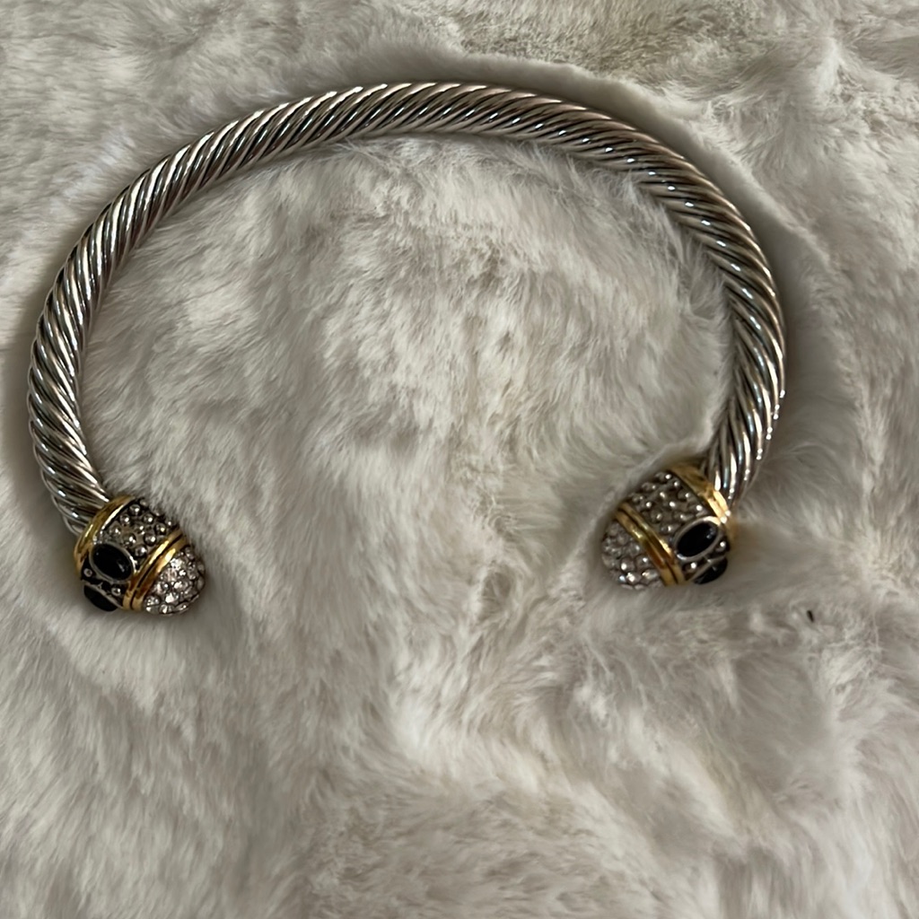 Cable Bangle Bracelet